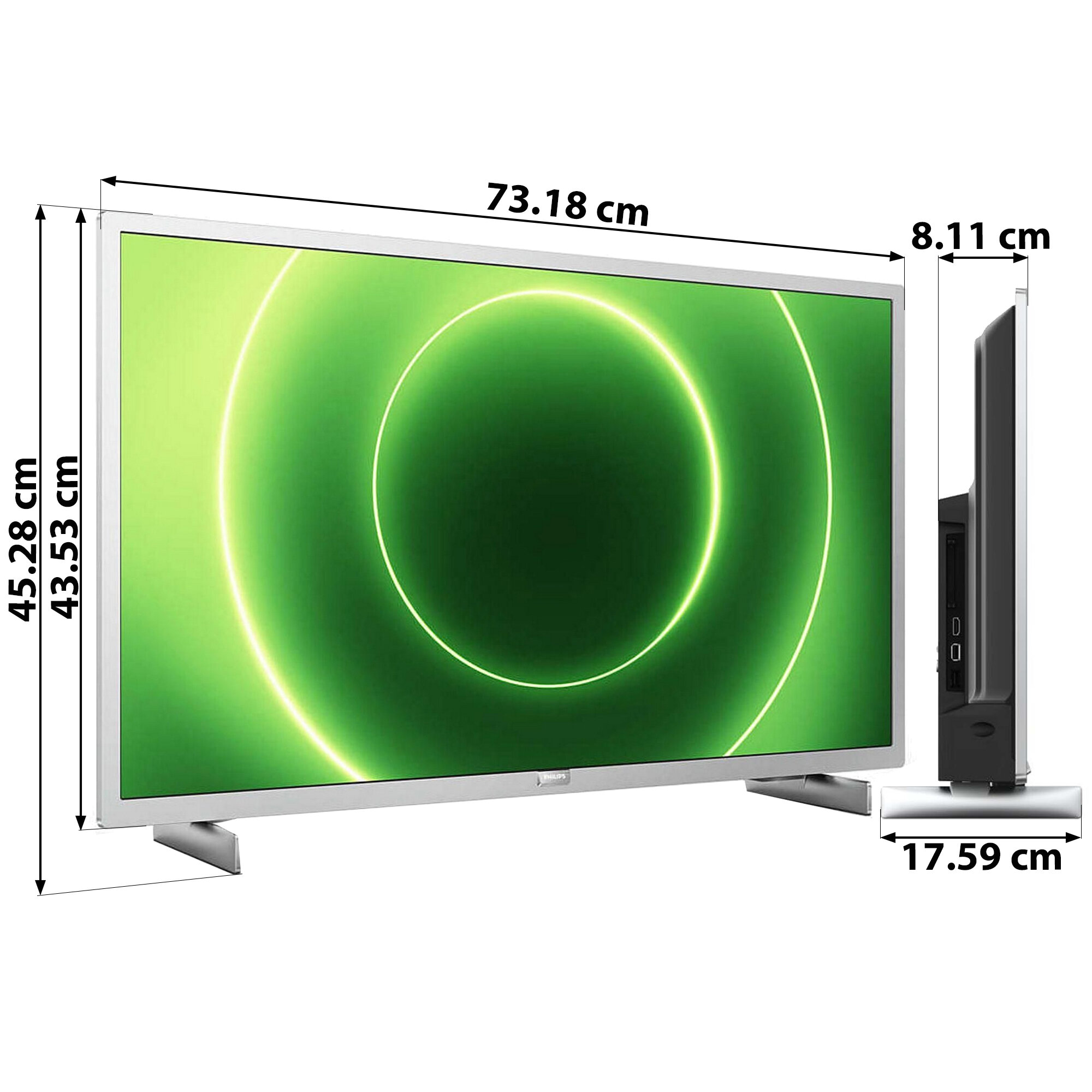 PHILIPS 32PFS6855/12 TV LED, 32 pollici, Full-HD, No Ricondizionato