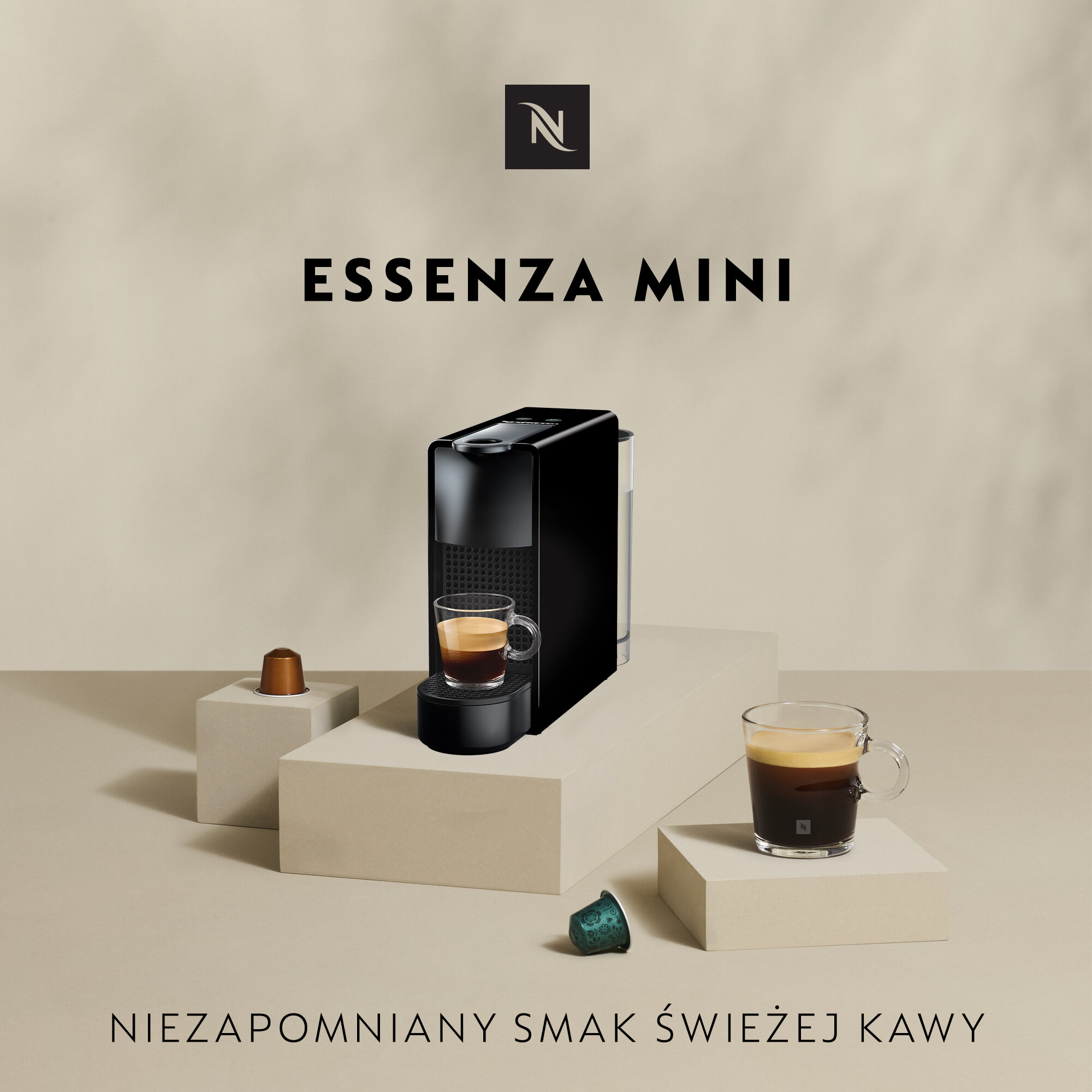 KRUPS Nespresso Essenza Mini XN1108 Czarny Ekspres - niskie ceny i opinie w  Media Expert