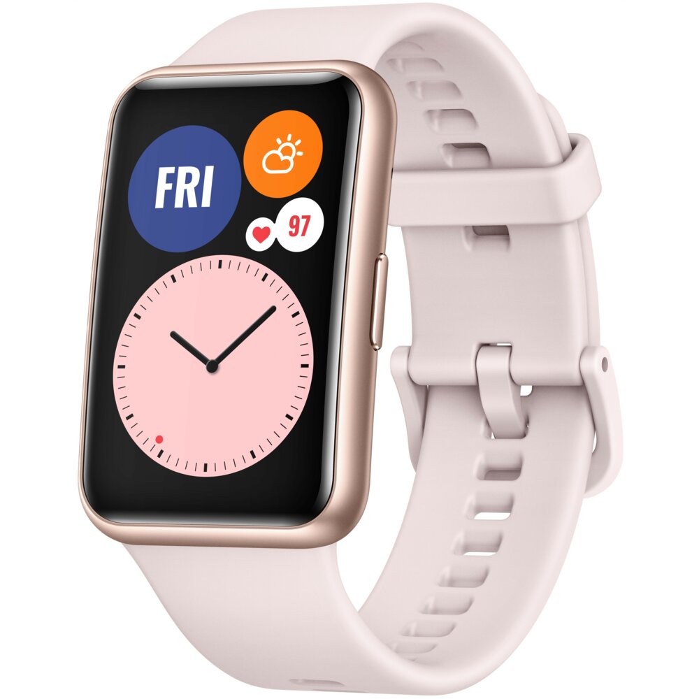 HUAWEI Watch Fit Różowy Smartwatch - niskie ceny i opinie w Media Expert