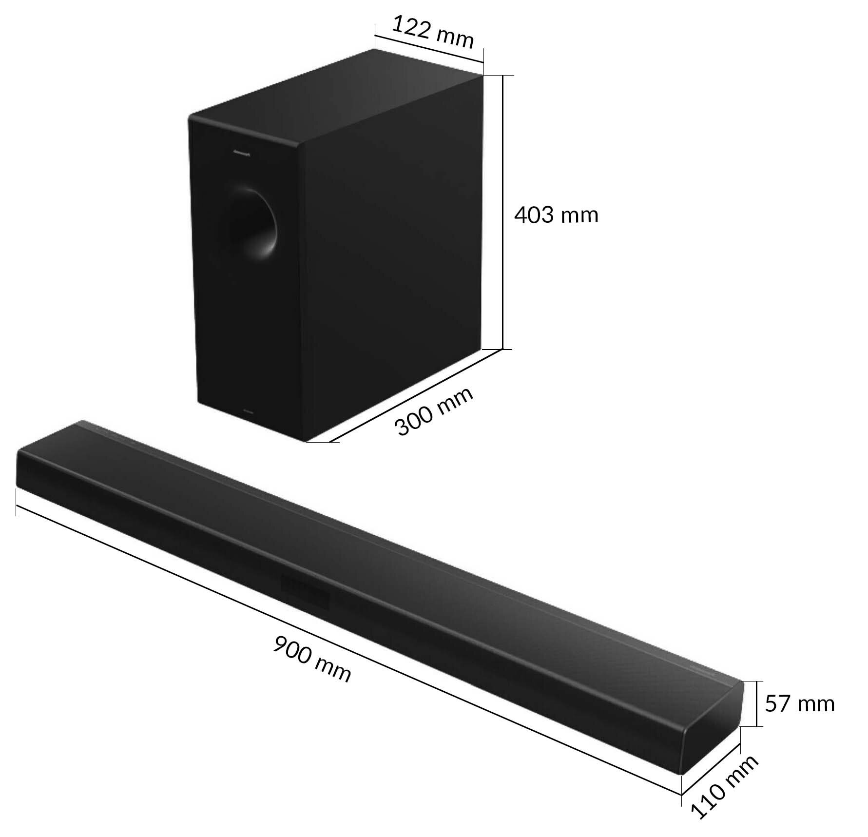 soundbar panasonic media expert