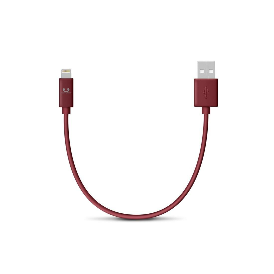 FRESH N REBEL 0.2 m Ruby Red Bordowy Kabel USB - Lightning - niskie ceny i  opinie w Media Expert