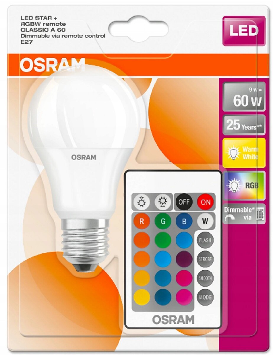 OSRAM LEDSCLA60REM 9W E27 Żarówka LED - niskie ceny i opinie w Media Expert