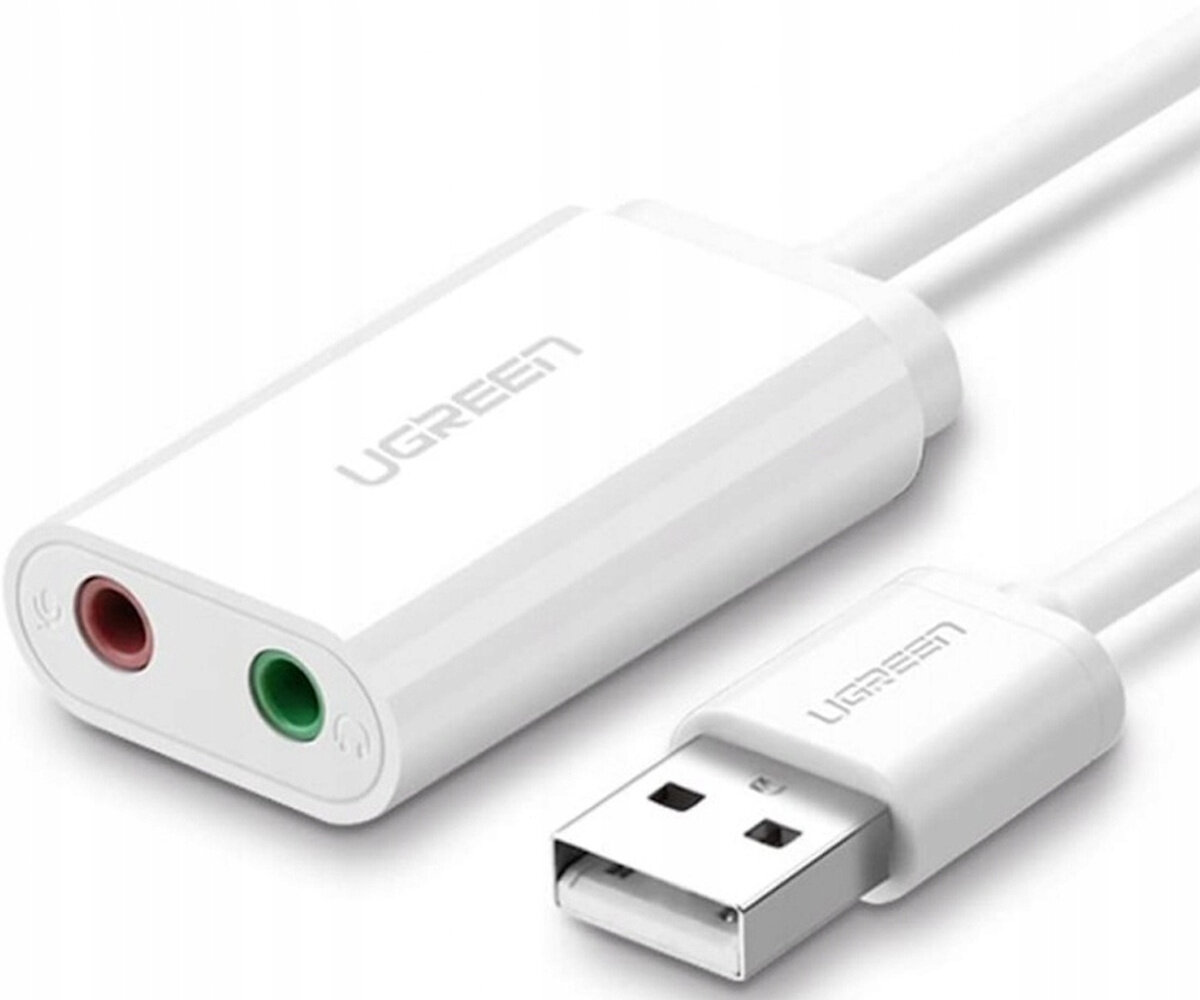 UGREEN 0.15 m Adapter USB - Jack 3.5 mm - niskie ceny i opinie w Media  Expert