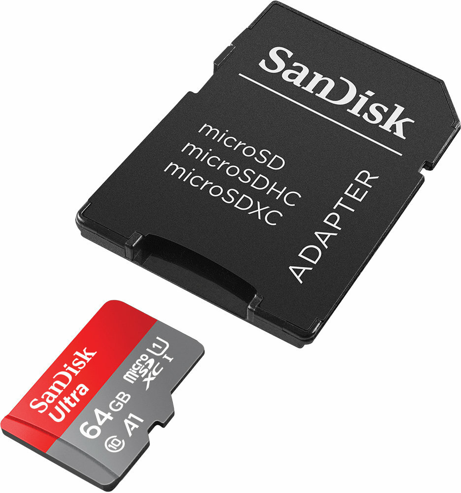 SANDISK Ultra microSDXC 64GB Karta pamięci - niskie ceny i opinie w Media  Expert