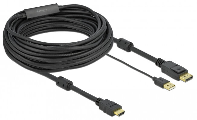 DELOCK 10 m Kabel HDMI - Displayport - niskie ceny i opinie w Media Expert