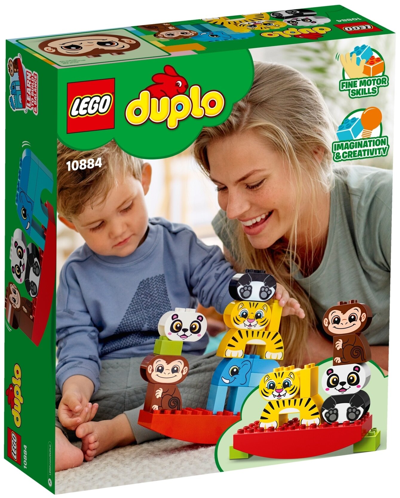 LEGO Duplo Moje pierwsze zwierzątka na równoważni 10884 - niskie ceny i  opinie w Media Expert
