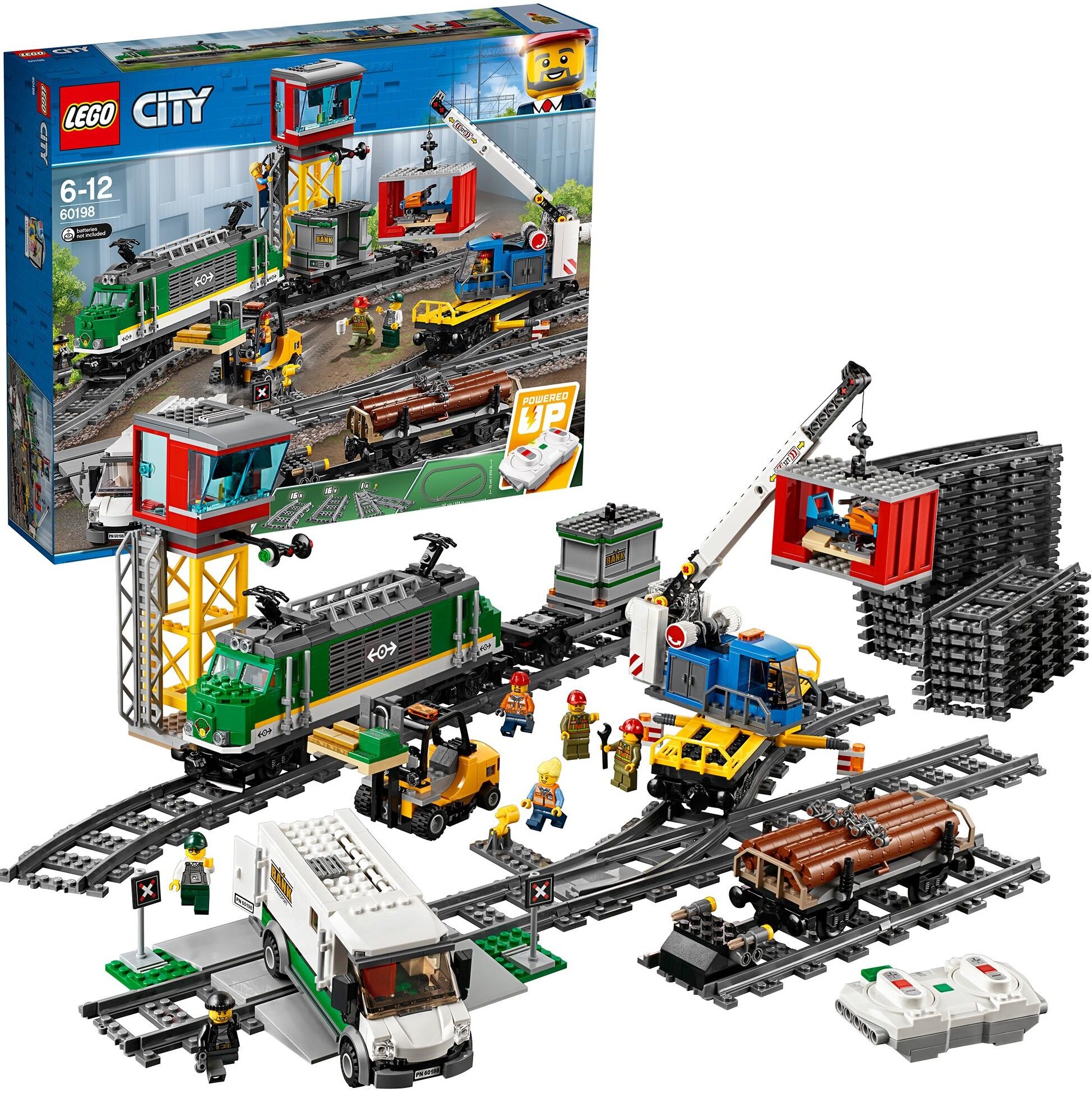 LEGO 60198 City Pociąg towarowy - niskie ceny i opinie w Media Expert