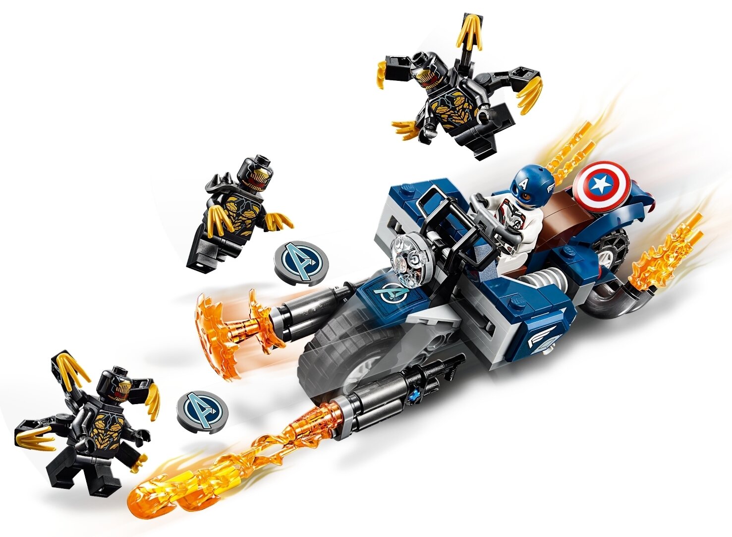 LEGO Marvel Kapitan Ameryka: atak Outriderów 76123 - ceny i opinie w Media  Expert