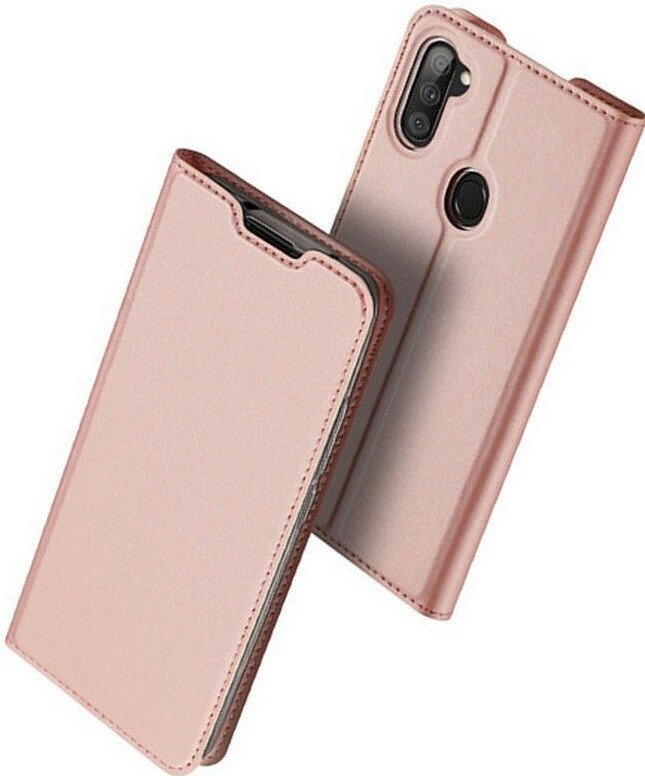 DUXDUCIS SkinPro do Samsung Galaxy M11 Różowo-Złoty Etui - niskie ceny i  opinie w Media Expert