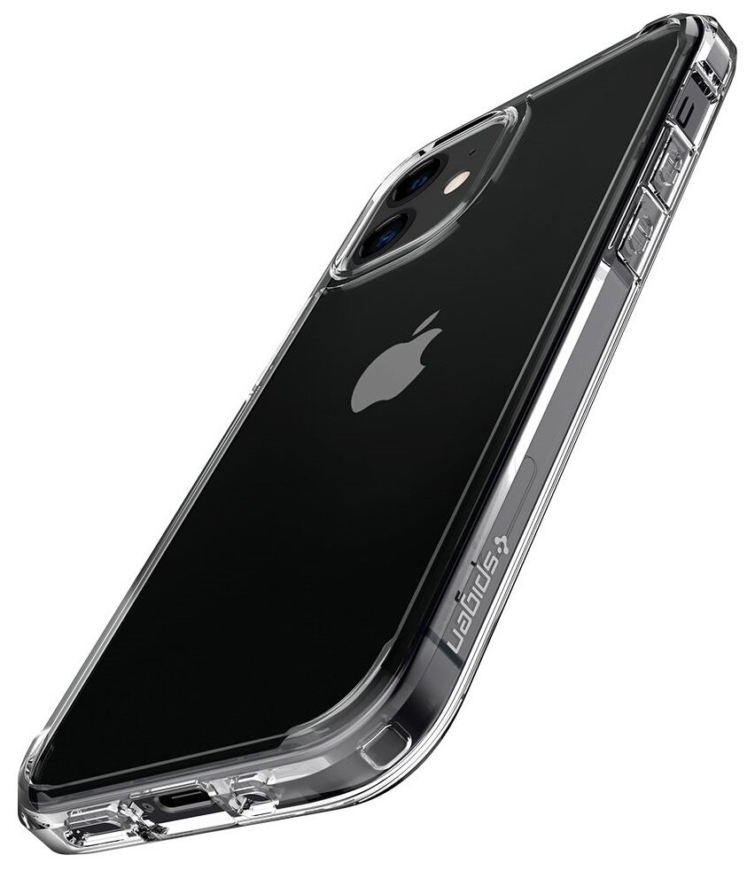 Funda Spigen Crystal Hybrid para iPhone 12 mini - Crystal Clear