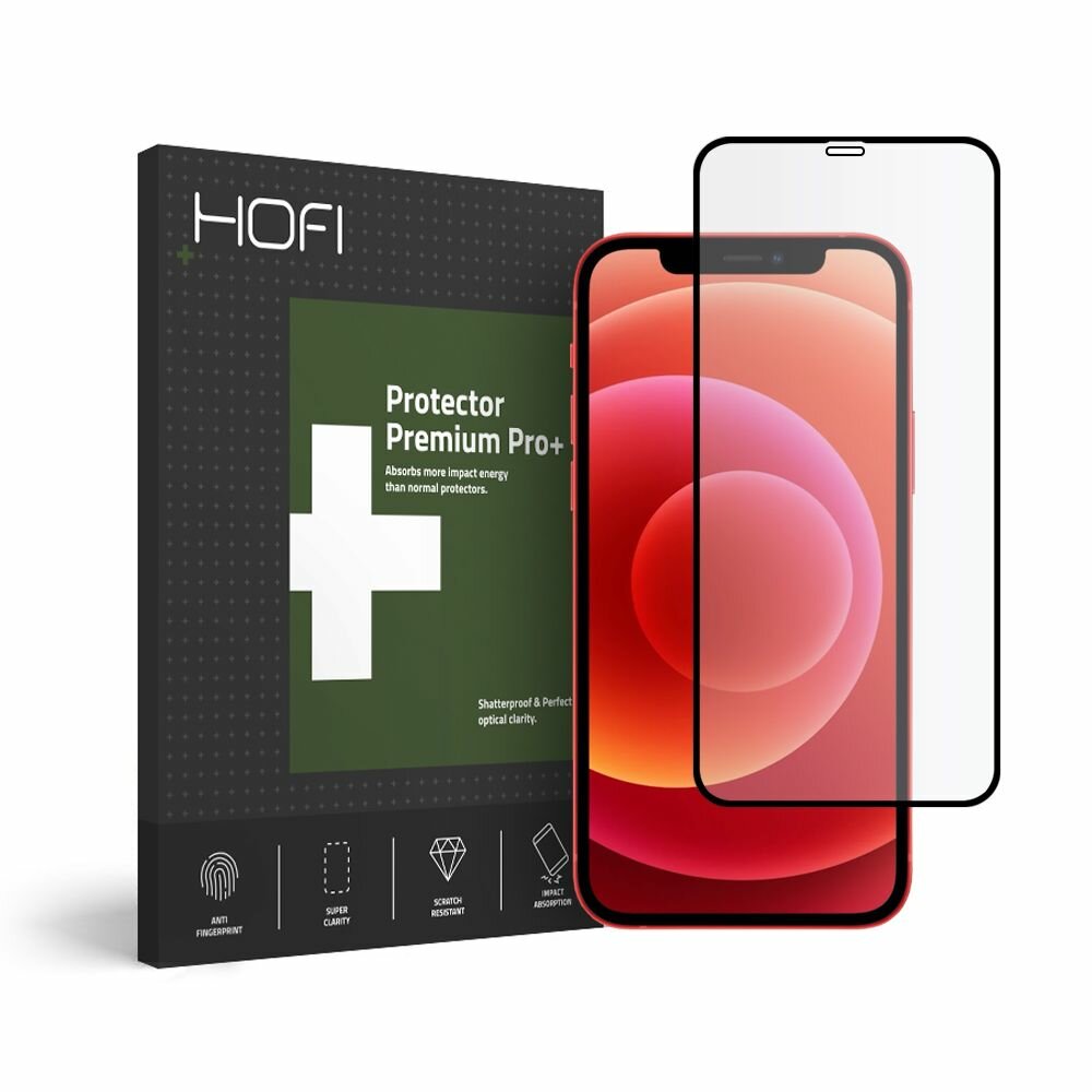 HOFI Full Pro+ do Apple iPhone 12/12 Pro Czarny Szkło hartowane - niskie  ceny i opinie w Media Expert