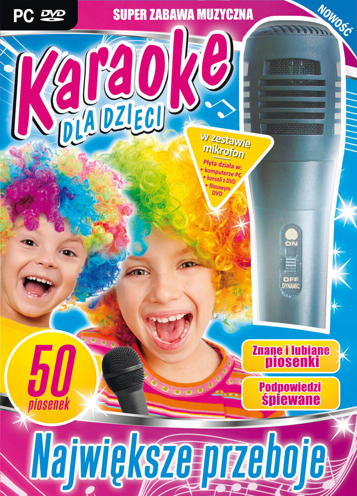 Karaoke dla Dzieci - Największe Przeboje + Mikrofon Gra PC - niskie ceny i  opinie w Media Expert
