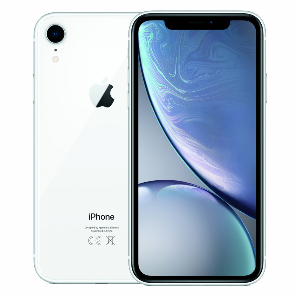 APPLE iPhone Xr 64GB 6.1" Biały MRY52PM/A + Ładowarka i słuchawki +  Zabezpieczenie ekranu Smartfon - niskie ceny i opinie w Media Expert