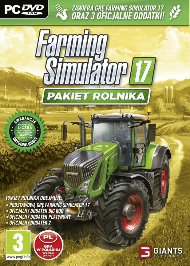Farming Simulator 17: Pakiet Rolnika Gra PC - niskie ceny i opinie w Media  Expert