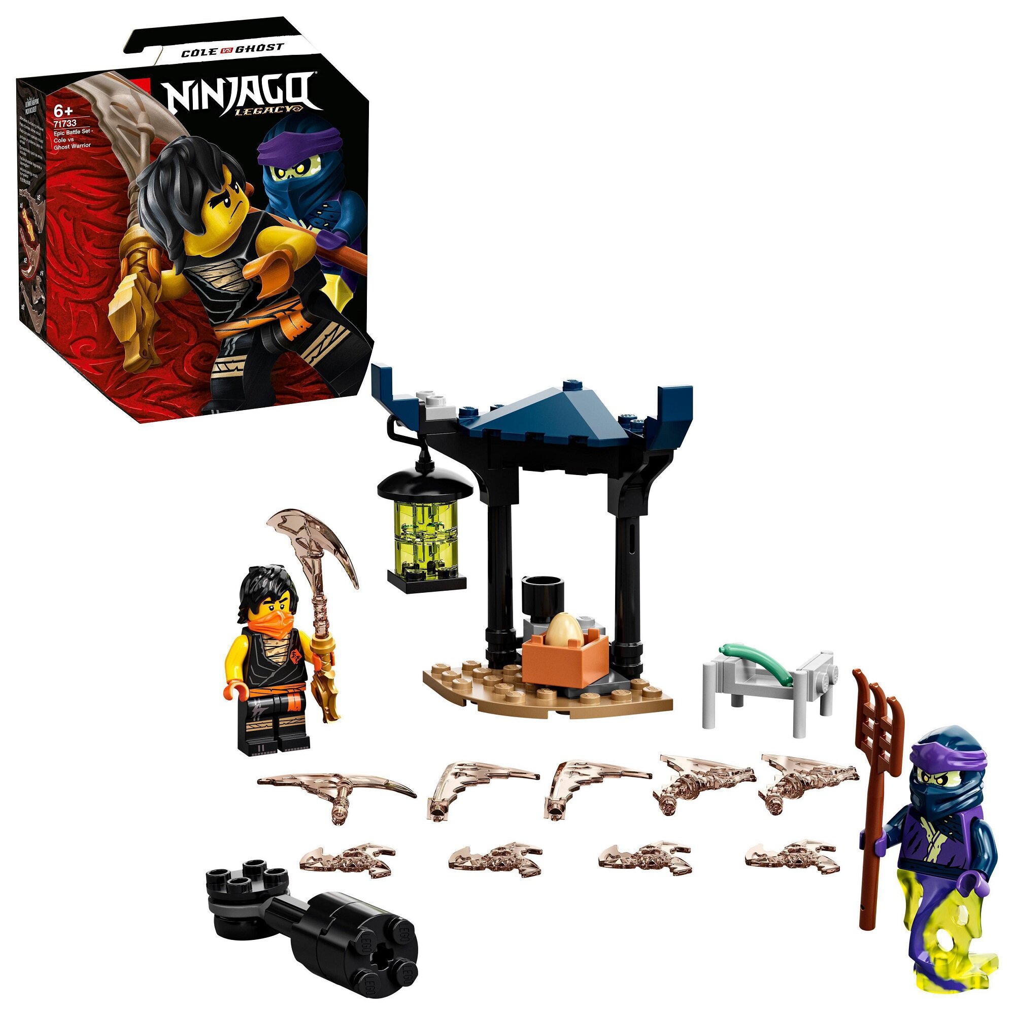 LEGO Ninjago Epicki zestaw bojowy - Cole kontra Wojownik - Duch 71733 -  niskie ceny i opinie w Media Expert
