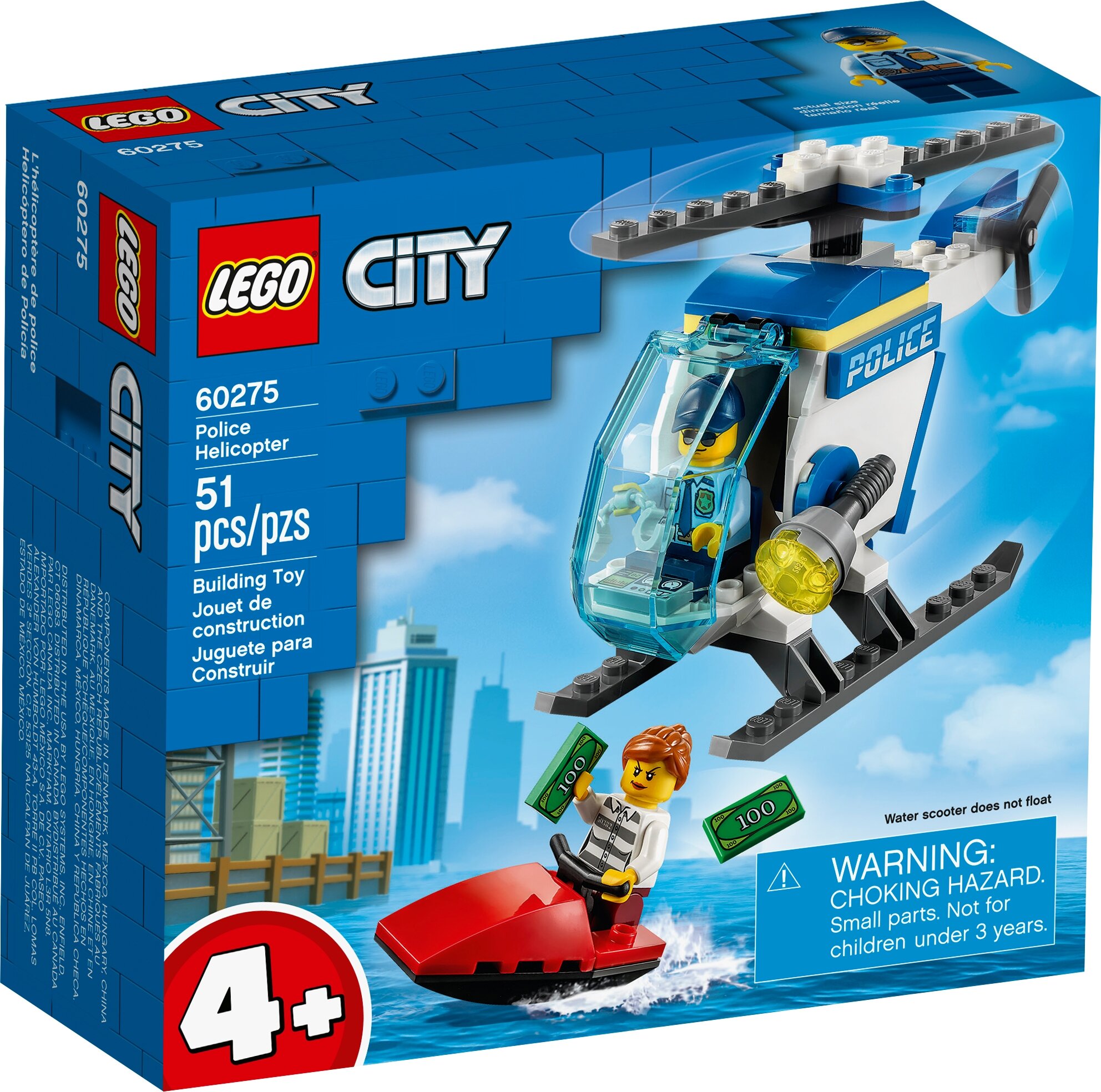 LEGO City Helikopter policyjny 60275 - niskie ceny i opinie w Media Expert