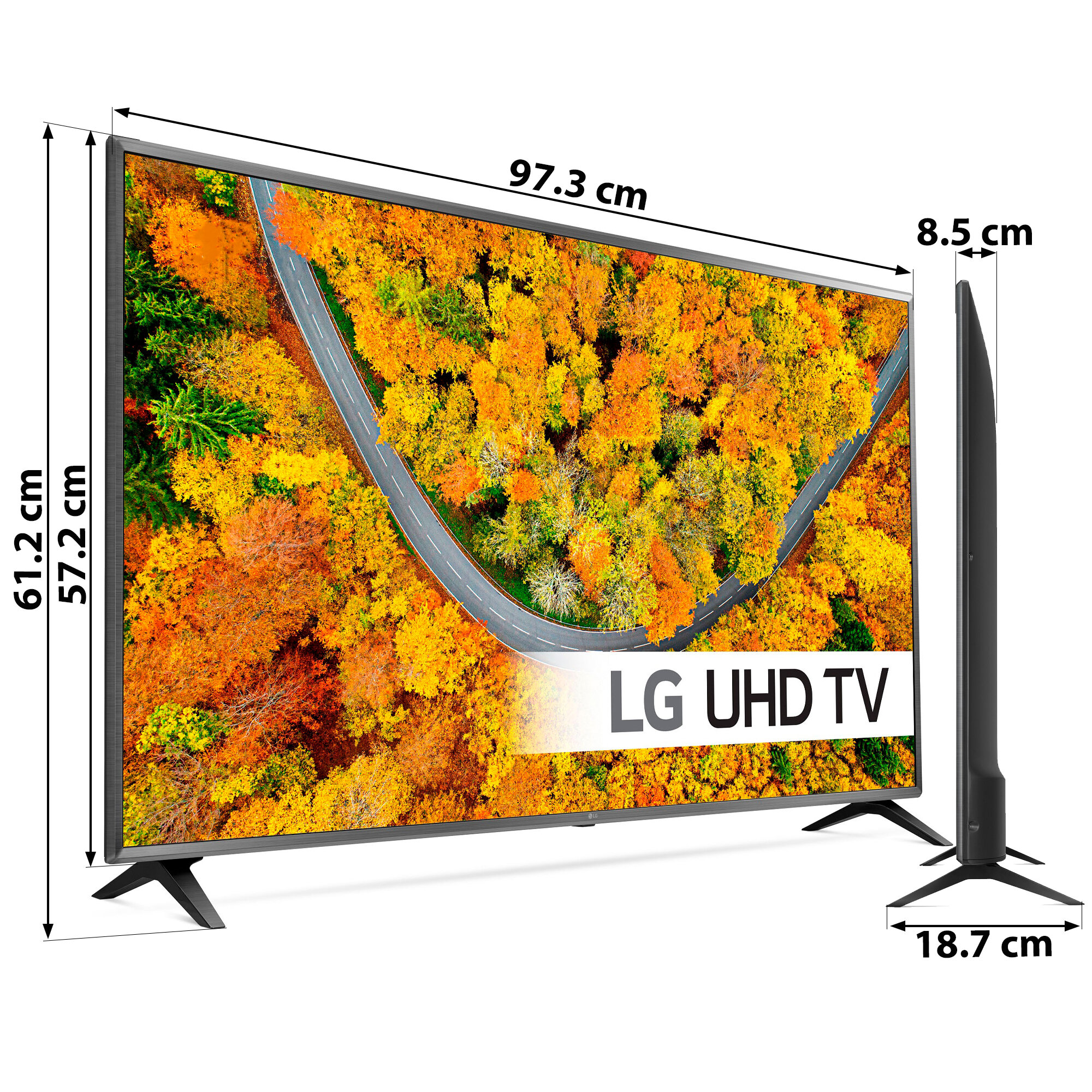 LG 43UP75003LF 43" LED 4K WebOS Telewizor - niskie ceny i opinie w Media  Expert
