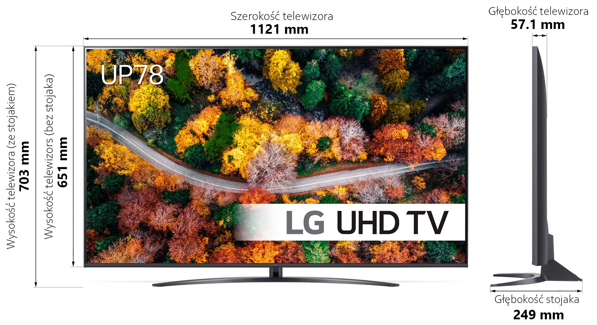 LG 50UP78003LB 50" LED 4K WebOS Telewizor - niskie ceny i opinie w Media  Expert