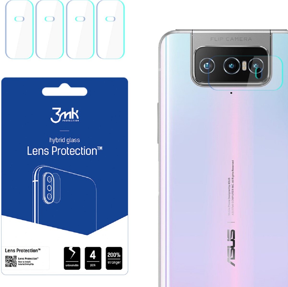 3MK Lens Protection do Asus Zenfone 7 Pro Szkło hybrydowe - niskie ceny i  opinie w Media Expert