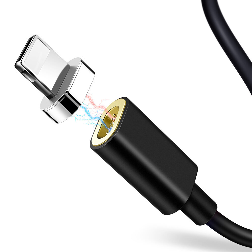 MCDODO 3w1 1.5 m Czarny Kabel magnetyczny USB- Lightning + USB-C + Micro  USB - niskie ceny i opinie w Media Expert