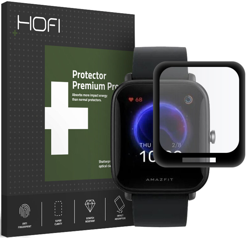 HOFI Hybrid Glass do Xiaomi Amazfit Bip U/U Pro Szkło hybrydowe - niskie  ceny i opinie w Media Expert