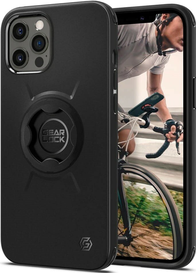 SPIGEN GearLock Bike Mount do iPhone 12/12 Pro Czarny Etui - niskie ceny i  opinie w Media Expert