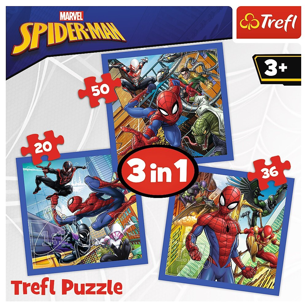 Spider-Man in Action SUPER MAXI Double-sided Puzzle Trefl 41006