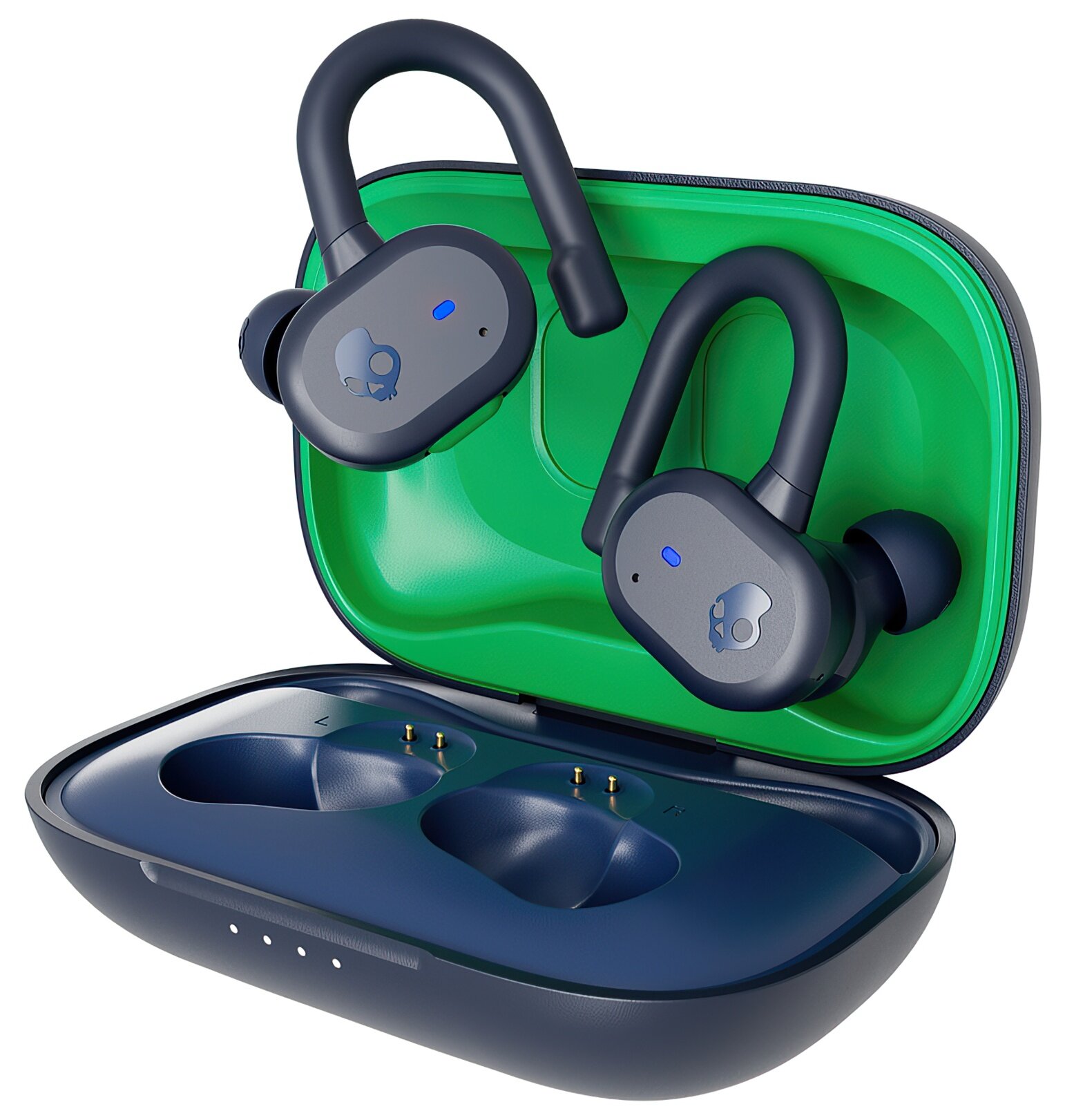 SKULLCANDY Push Active Niebiesko-zielony Słuchawki dokanałowe - niskie ceny  i opinie w Media Expert