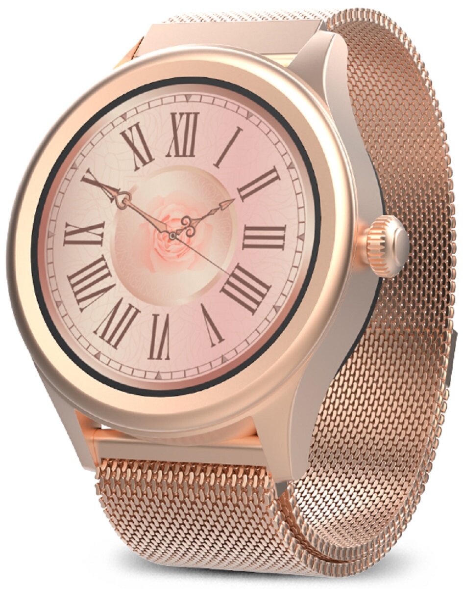 FOREVER AMOLED Icon II AW-110 Różowe złoto Smartwatch - niskie ceny i  opinie w Media Expert