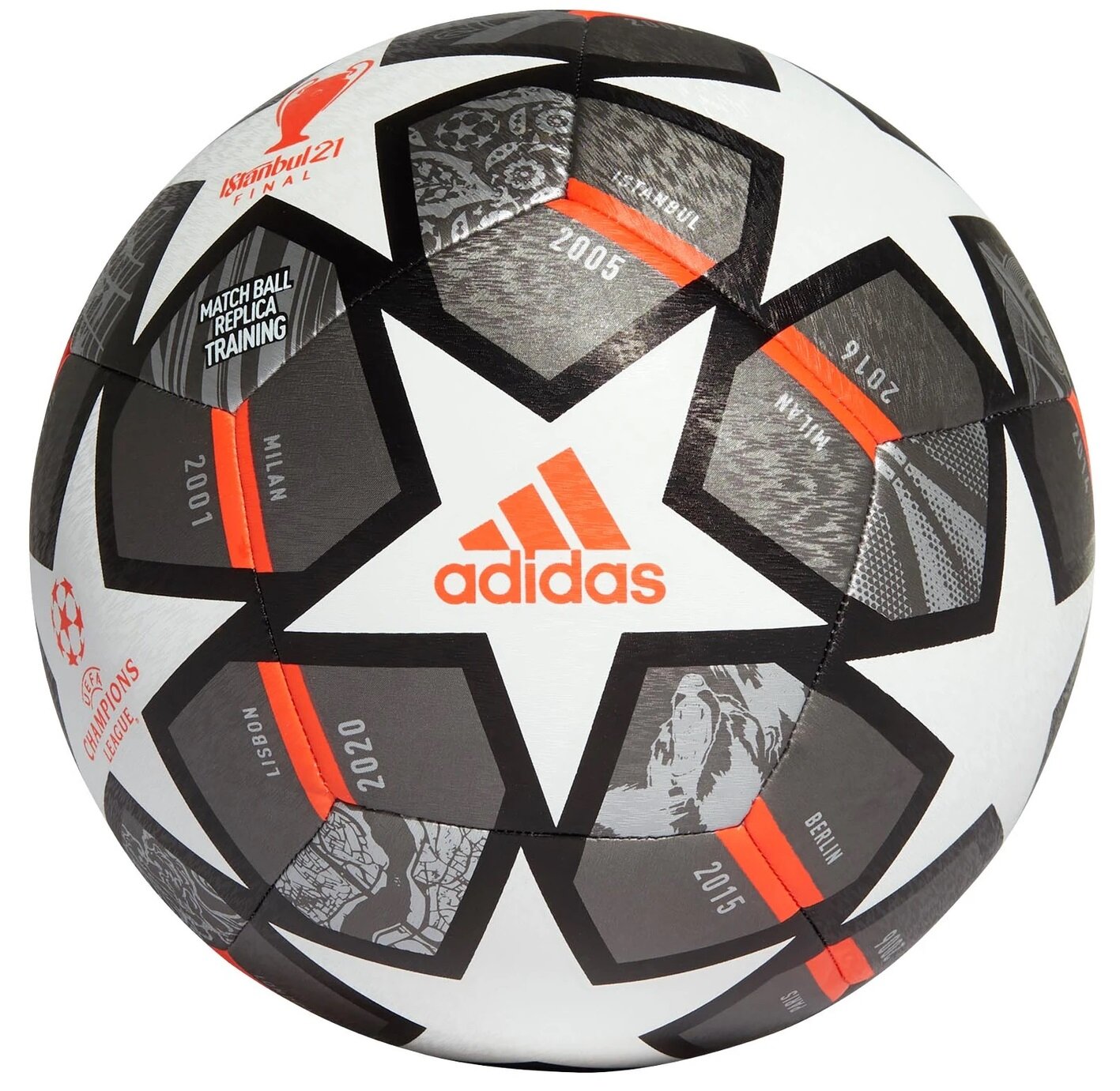 ADIDAS Finale 21 20th Anniversary UCL Texture Training GK3476 (rozmiar 4)  Piłka nożna - niskie ceny i opinie w Media Expert