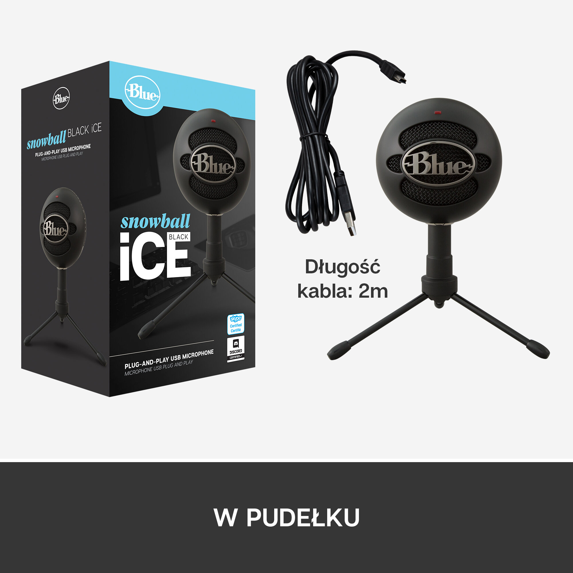 BLUE Snowball Ice 988-000172 Mikrofon - niskie ceny i opinie w Media Expert