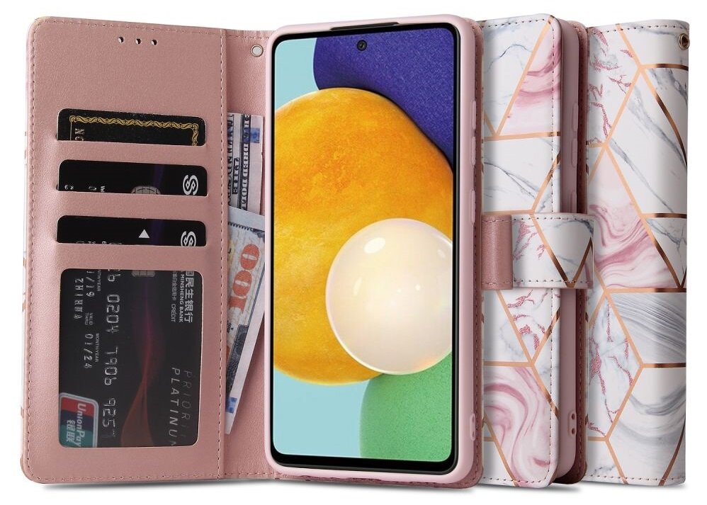 TECH-PROTECT Wallet do Samsung Galaxy A52/A52s 5G Różowy Etui - niskie ceny  i opinie w Media Expert