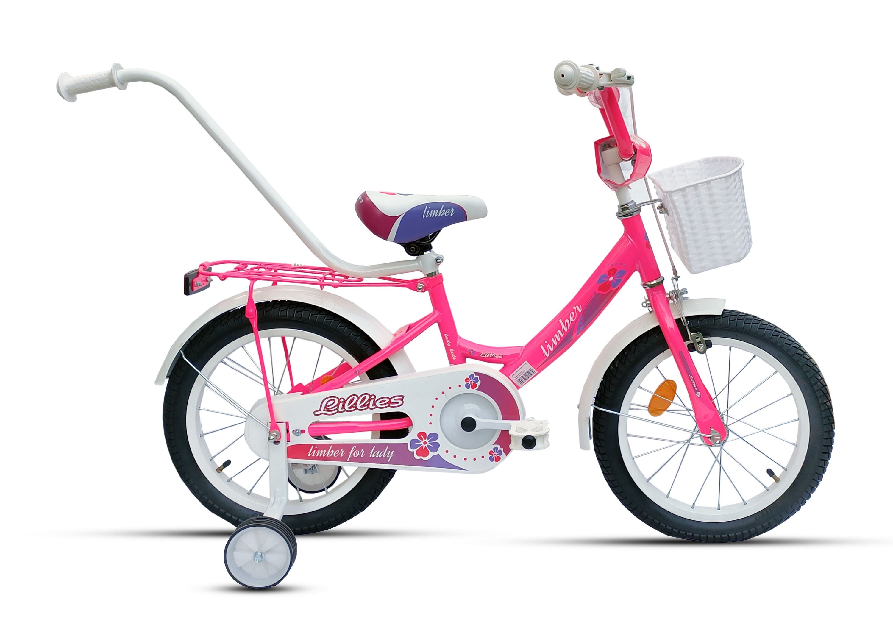 LIMBER Girl 16 cali dla dziewczynki Neon Różowy Rower dziecięcy - niskie  ceny i opinie w Media Expert