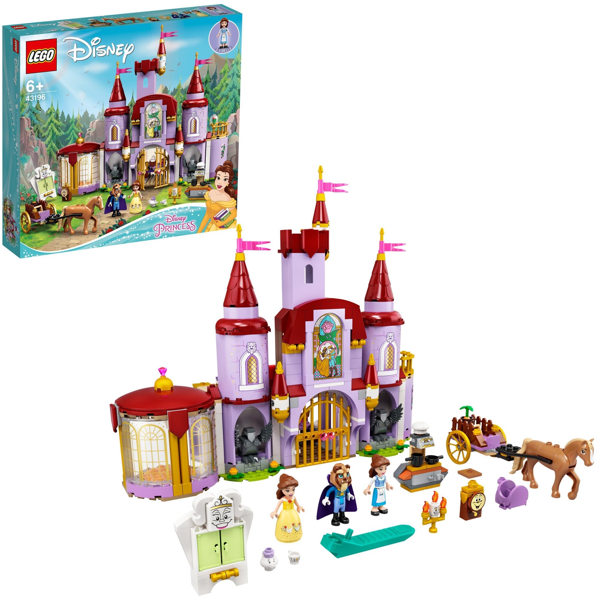 LEGO Disney Zamek Belli i Bestii 43196 - niskie ceny i opinie w Media Expert