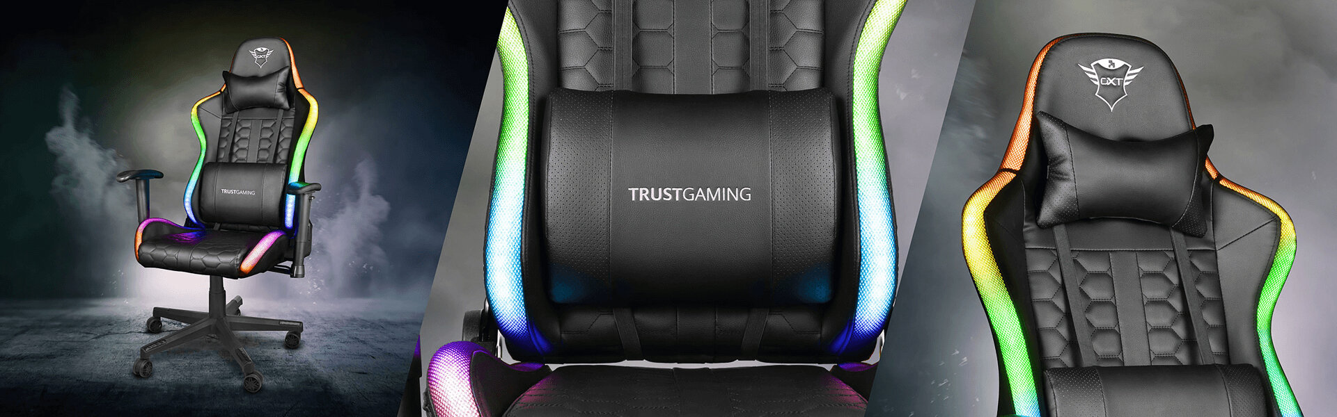 Trust: sedia Gaming GXT 716 Rizza RGB Lled (OFFERTA)