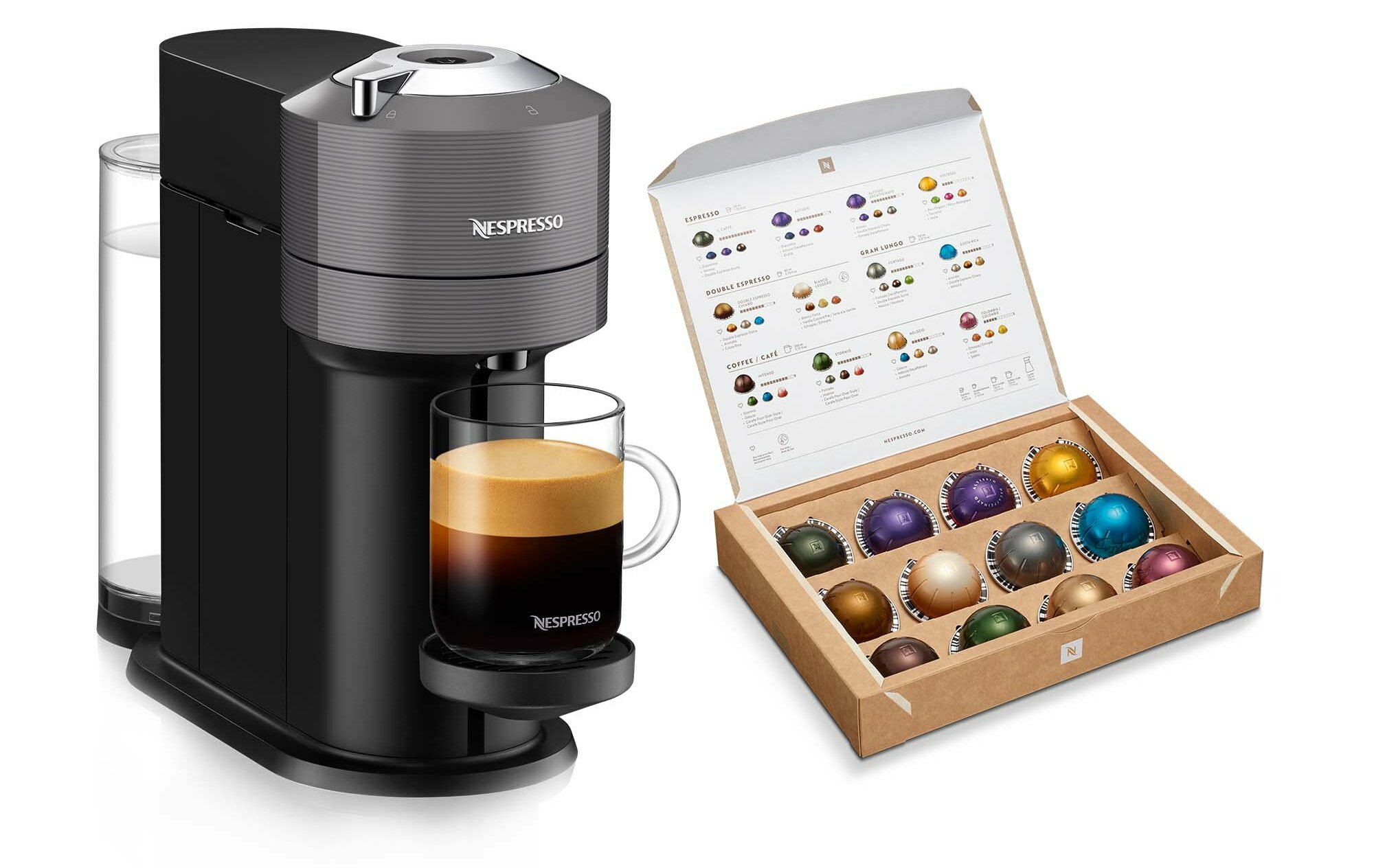 DELONGHI Nespresso Vertuo Next ENV 120.GY Szary Ekspres - niskie ceny i  opinie w Media Expert