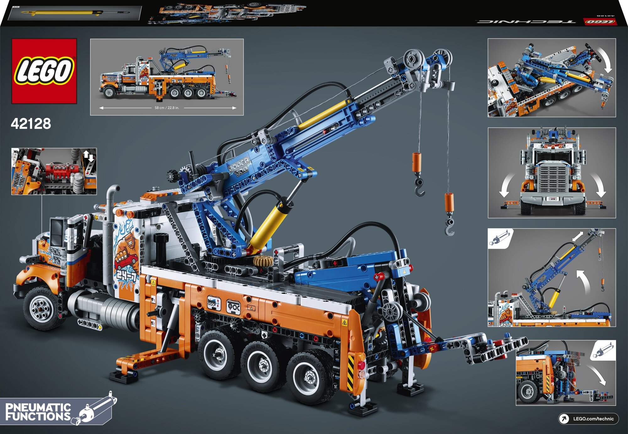 LEGO Technic Ciężki Samochód Pomocy Drogowej 42128 - ceny i opinie w Media  Expert