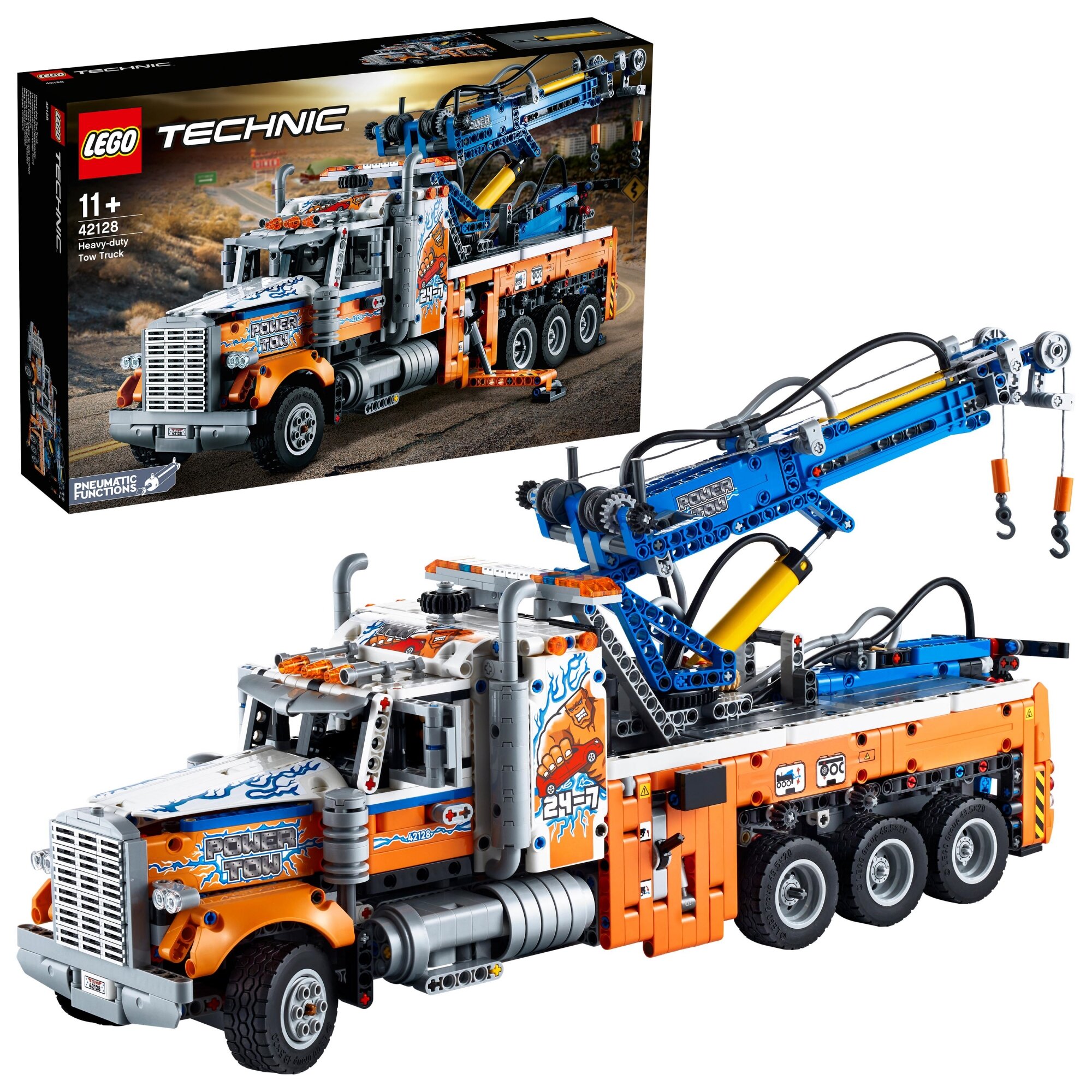 LEGO Technic Ciężki Samochód Pomocy Drogowej 42128 - niskie ceny i opinie w Media  Expert