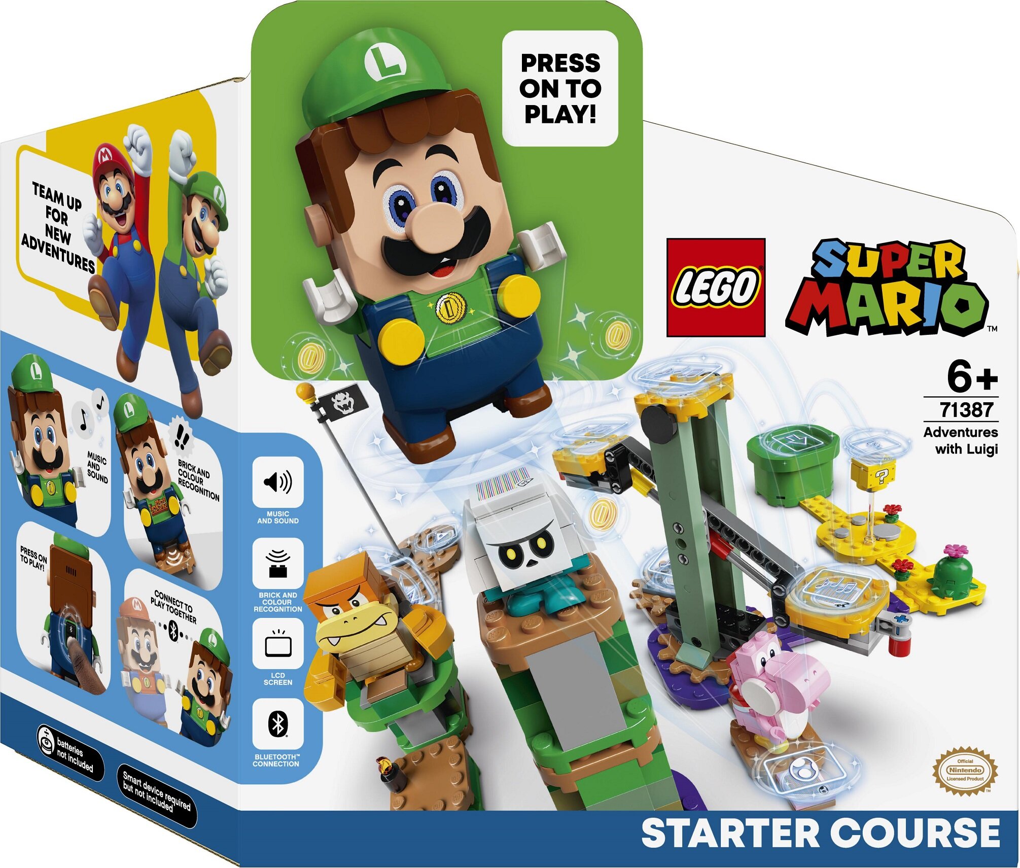 LEGO Super Mario Przygody z Luigim — zestaw startowy 71387 - niskie ceny i  opinie w Media Expert