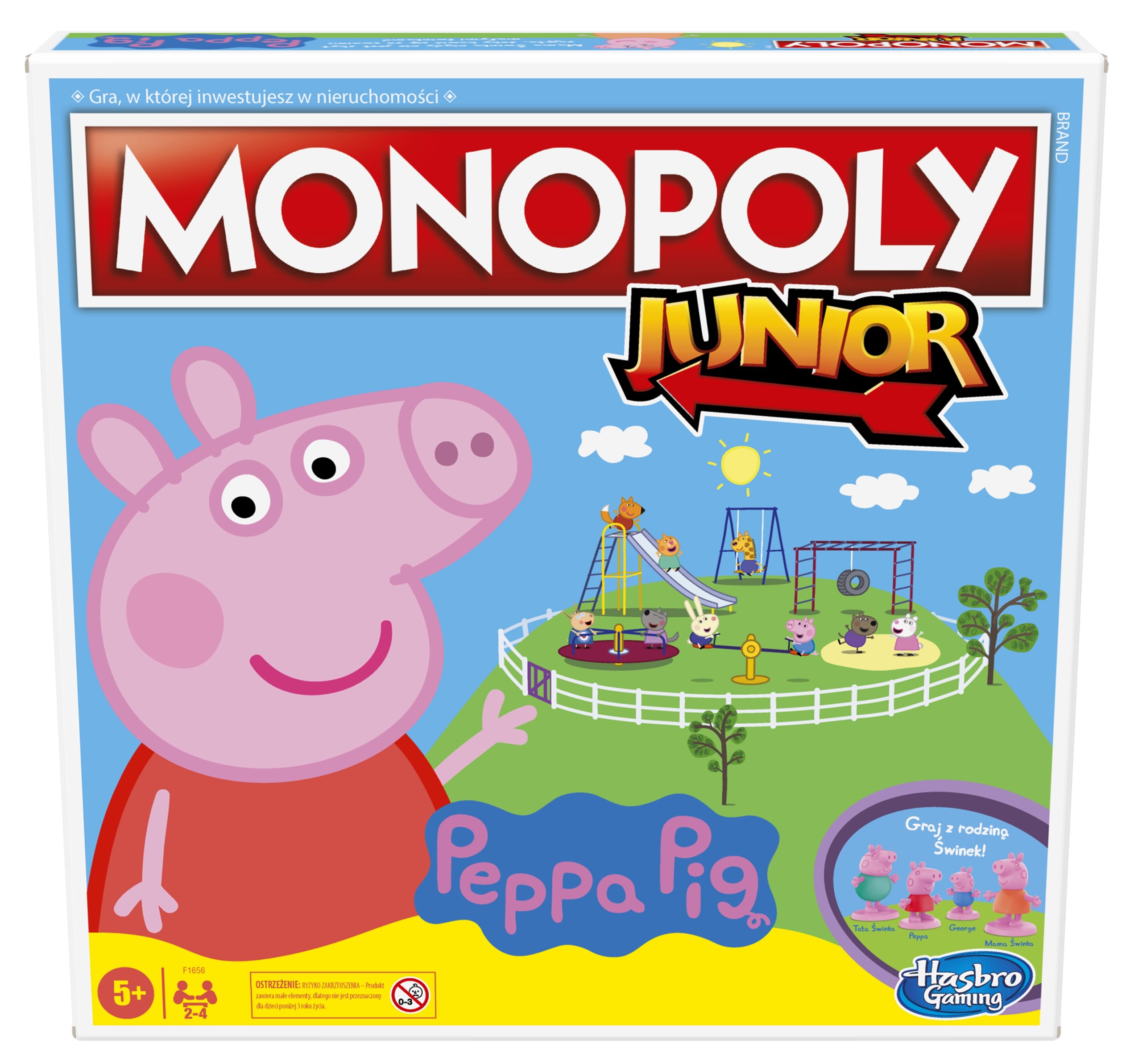 HASBRO Monopoly Junior Świnka Peppa Gra planszowa - niskie ceny i opinie w  Media Expert