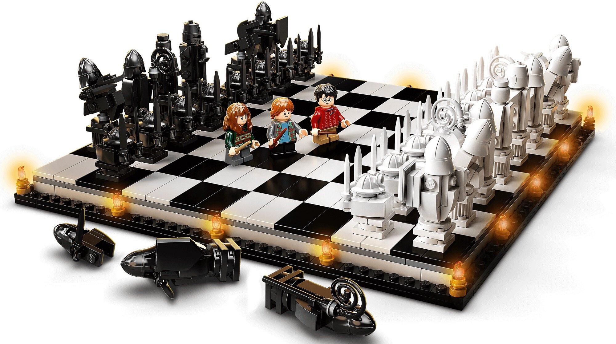 LEGO Harry Potter Szachy czarodziejów w Hogwarcie 76392 - niskie ceny i  opinie w Media Expert