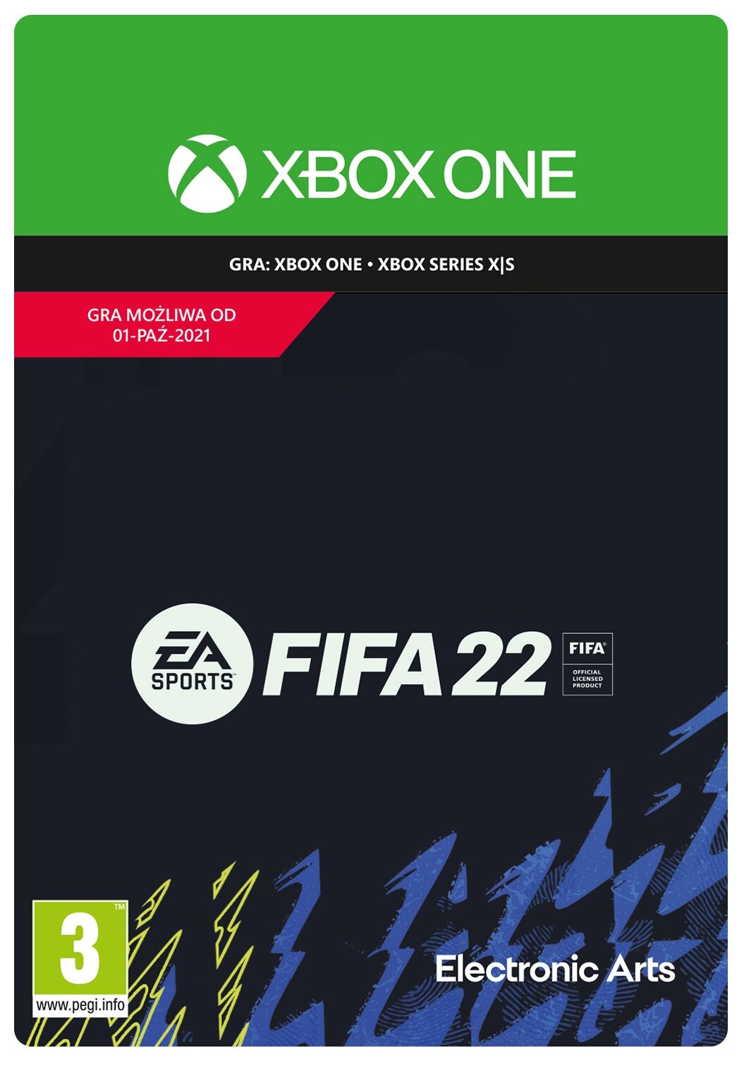 Kod aktywacyjny FIFA 22 - Edycja Standard Gra XBOX ONE - niskie ceny i  opinie w Media Expert
