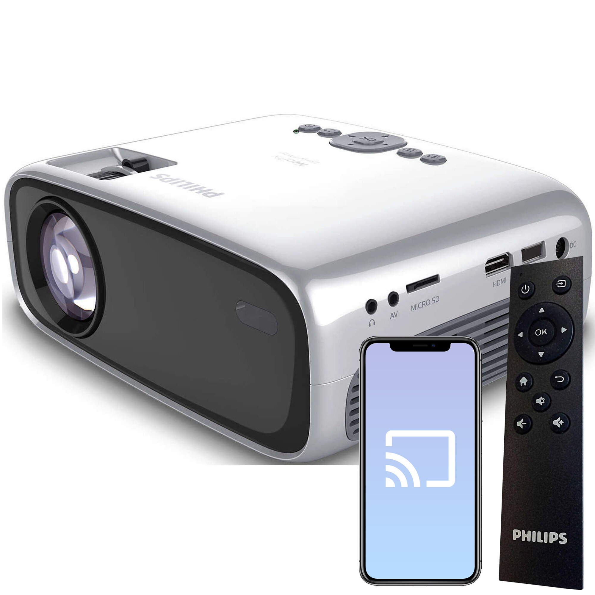 PHILIPS NeoPix Easy Play NPX443 Projektor - niskie ceny i opinie w Media  Expert