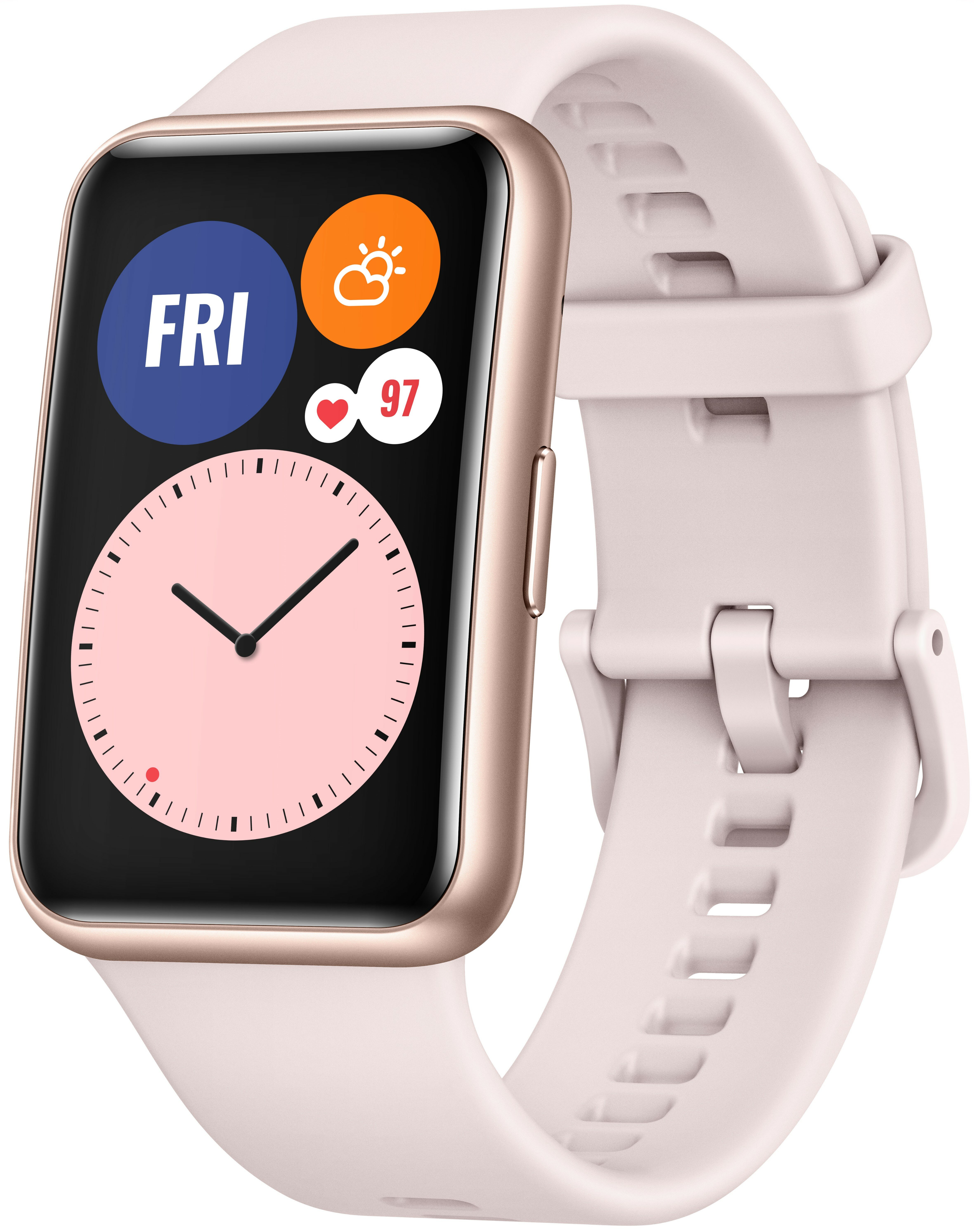 HUAWEI Watch Fit New Różowy Smartwatch - niskie ceny i opinie w Media Expert