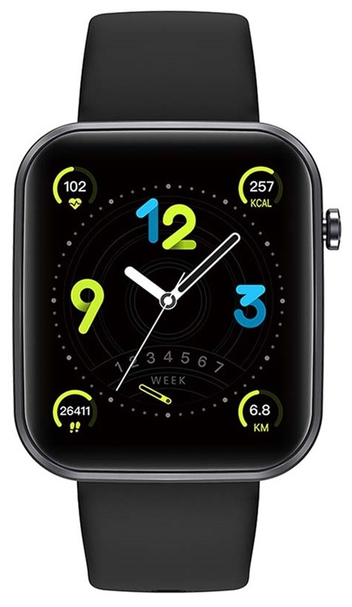 COLMI P15 Czarny Smartwatch - niskie ceny i opinie w Media Expert