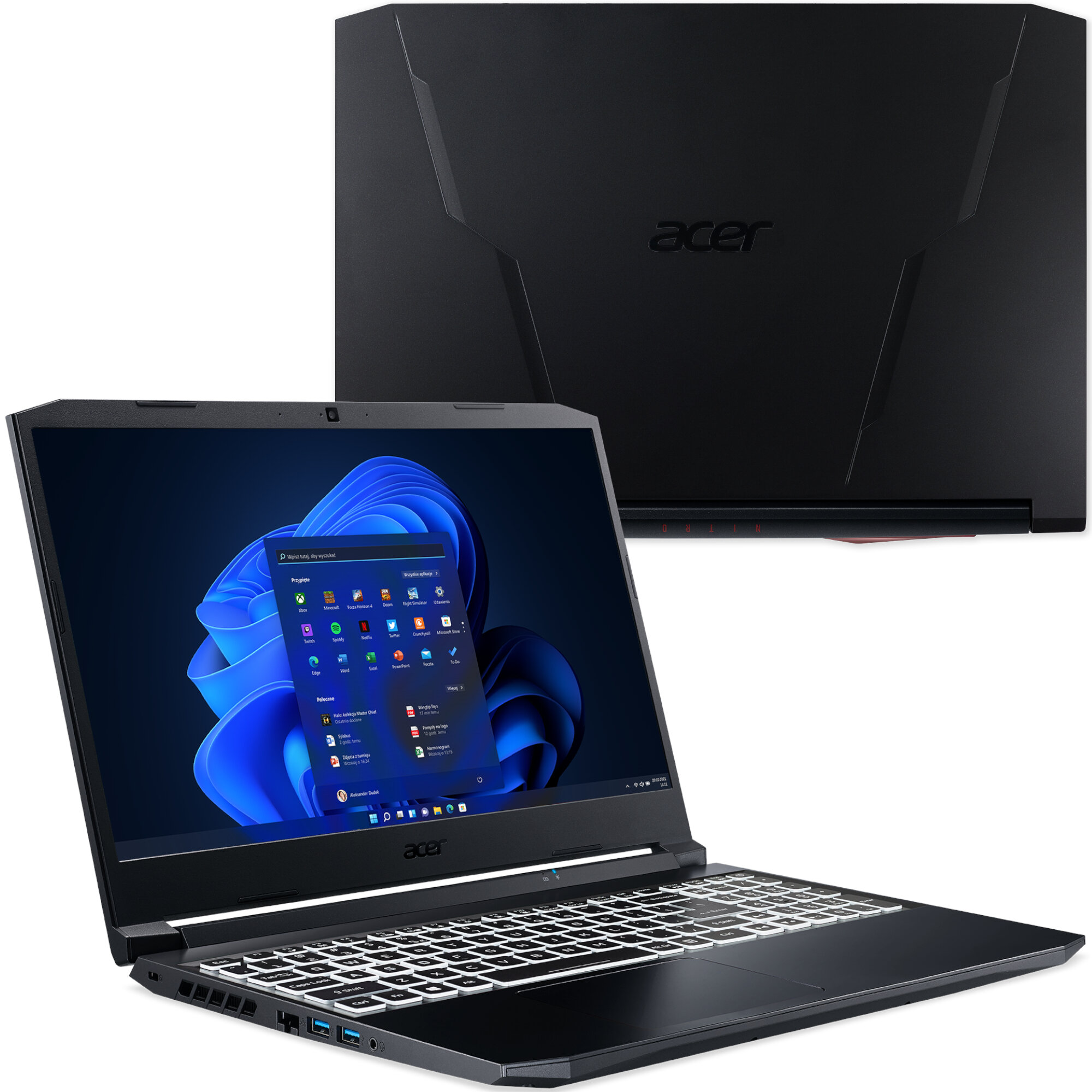 ACER Nitro 5 AN515-57 15.6" IPS 144Hz i5-11400H 16GB RAM 512GB SSD GeForce  RTX3060 Windows 11 Home Laptop - niskie ceny i opinie w Media Expert