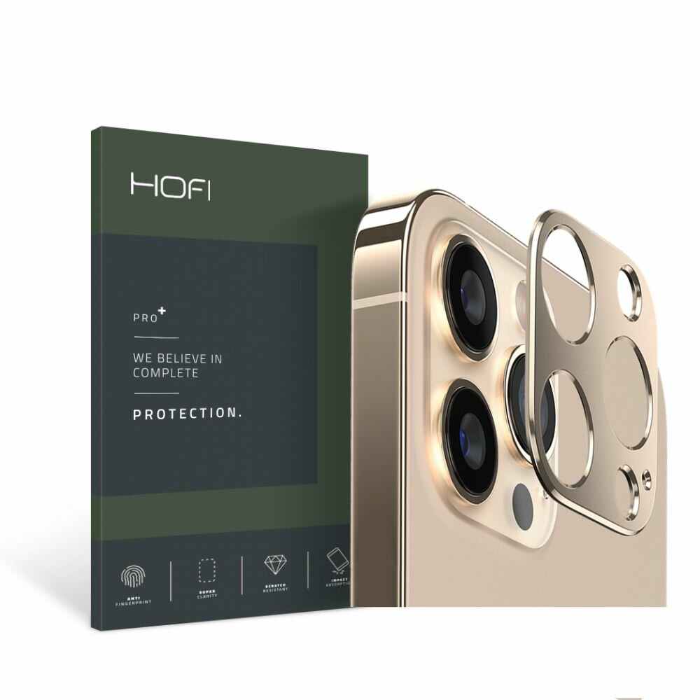 HOFI AluCam Pro+ do Apple iPhone 13 Pro/13 Pro Max Złoty Nakładka na  obiektyw - niskie ceny i opinie w Media Expert