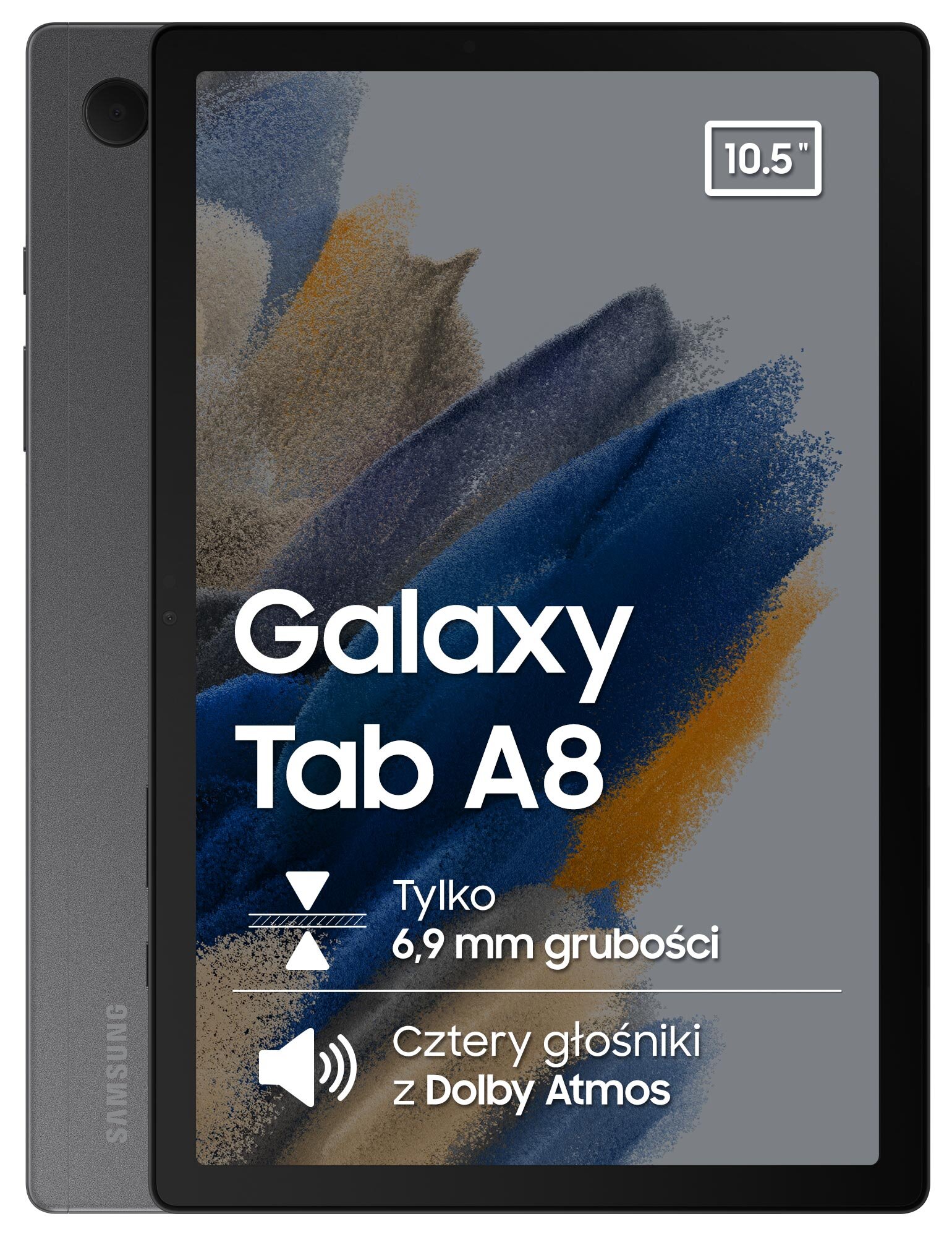 SAMSUNG Galaxy Tab A8 10.5" 4/64 GB Wi-Fi Szary Tablet - niskie ceny i  opinie w Media Expert