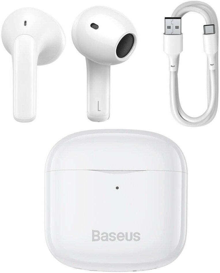 BASEUS Bowie E3 TWS Biały Słuchawki douszne - niskie ceny i opinie w Media  Expert