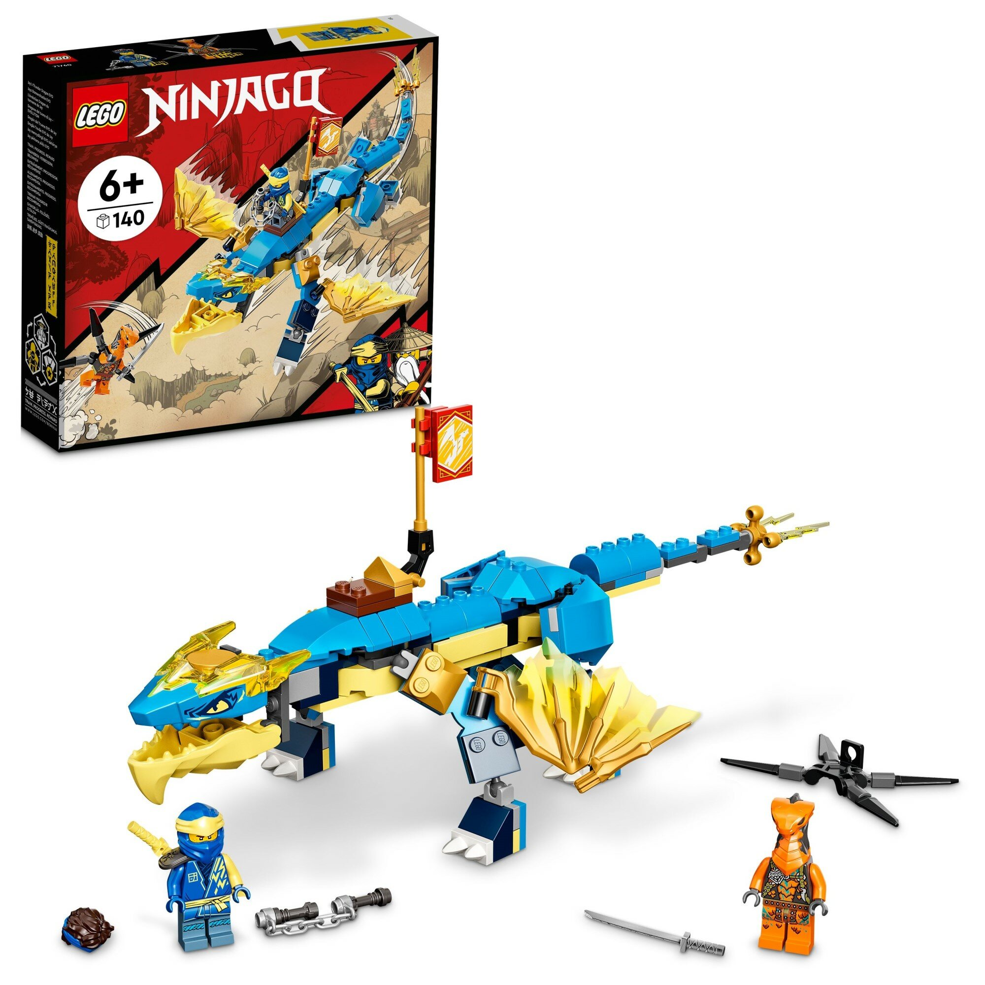 LEGO Ninjago Smok gromu Jaya EVO 71760 - niskie ceny i opinie w Media Expert